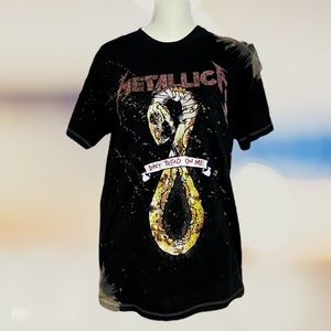 Hot Topic Metallica Snake Band Music Tshirt